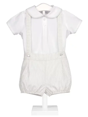 Conjunto Pinocho beige de dos piezas