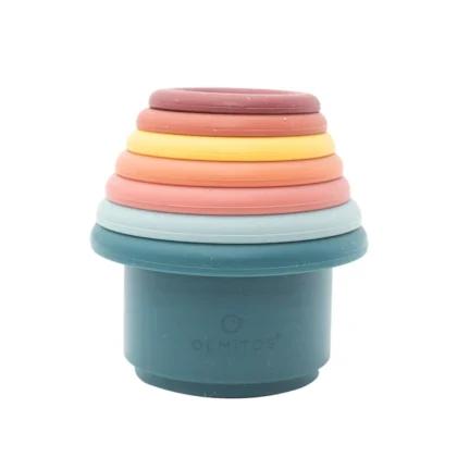 Cubos apilables de silicona