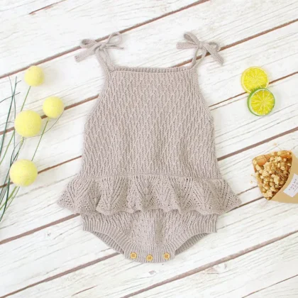 Cubrepañal Tejido Beige