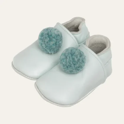 Zapatillas - Pompón Azul