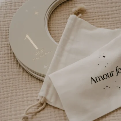 Tarjetas de fases lunares para el primer año del bebé