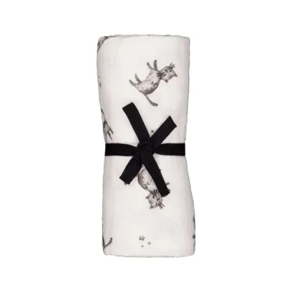 Manta envolvente  con estampado de gatos