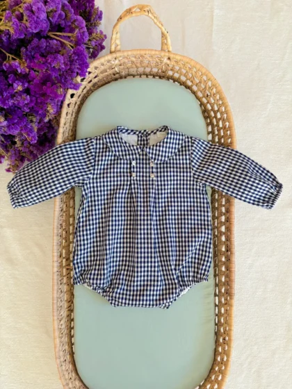 Fofo Cuadros Azul Marino