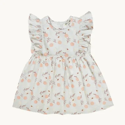 Vestido  con estampado de durazno