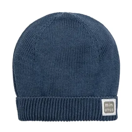 Gorro de Bebé Tricot Azulón 100% Algodón