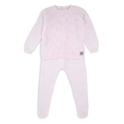 Conjunto Met Rosa 100% Algodón