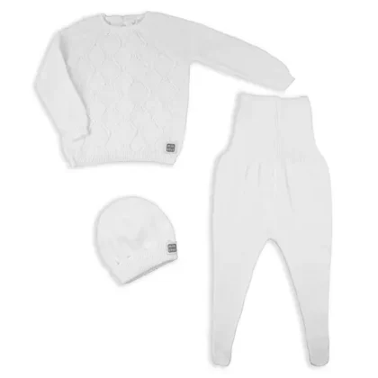 Conjunto Met blanco 100% Algodón